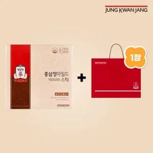 [빠른배송]  홍삼정 마일드스틱 (10ml x 30포) 1박스 + 쇼핑백 1장