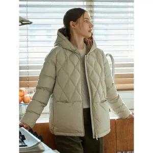 [마르조]1종]오아로 후드퀼팅다운QBWFU243