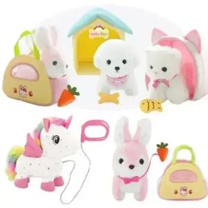 원앤원 헬로펫 아기유니콘 아기비숑 냥이 토끼 애착인형