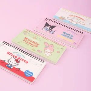 산리오캐릭터 만년 주간플래너 위클리 1P 계획형 수험생 직장인 체크리스트