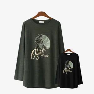 에스티아 5131 오브제 슬라브 티셔츠 빅사이즈