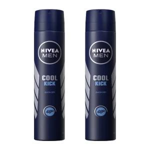 [니베아]니베아 맨 쿨 킥 스프레이 데오드란트 200ml x2