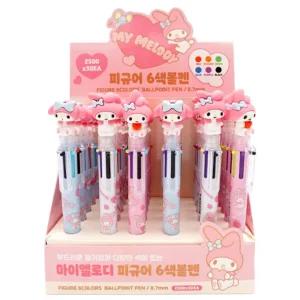 2500 산리오캐릭터즈 피규어 마이멜로디 6색볼펜