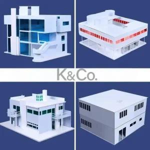 실내 장식용 조립 건물 미니어처 모델 DIY 모형 물의 교회