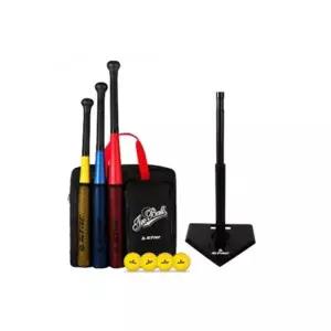 티볼세트 뉴 고무 배트3개 티볼8개 루베이스4개 티폴