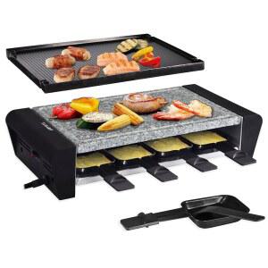 타마릿 라클렛 3-in-1 전기 그릴 - 휴대용, 8개의 패들이 있는 식 바비큐 실내, 식기세척기 안전 리버서블 논스틱