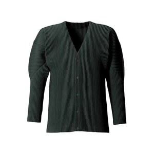 남성 가디건 V넥 가디건 옴므 자켓 J79 간절기 플리세 브이넥