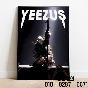 팝힙합 랩퍼 카니 예 웨스트 가수 음악 앨범 커버 포스터 캔버스 인쇄 벽 그림 거실 홈 장식 선물