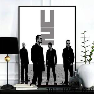 U2 밴드 포스터 갤러리 프린트 홈 데코 벽 거실 캔버스 페인팅