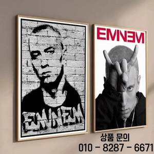 에미넴 포스터 8 마일 힙합 랩퍼 가수 캔버스 회화 홈 장식 벽 예술 거실