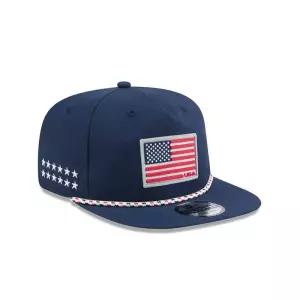 [해외] 1197606 뉴에라 골프모자 2025 Ryder Cup Team USA Flag Golfer Hat