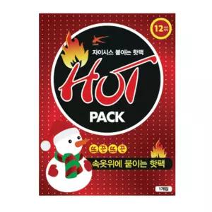 자이시스 붙이는 핫팩 x 100매 12시간 지속 (가로13cmx세로9.5cm)