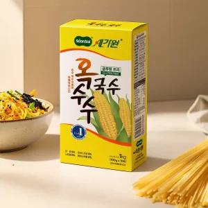 순솔가원 100% 옥수수국수 1kg (100g x 10봉) 1박스 