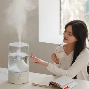 HAAN 간편세척 투명물통 LED조명 저소음 복합식가습기 5L/가정용 사무실 업소용 무드등가습기