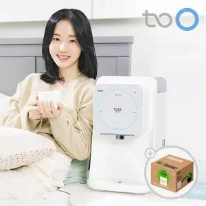 풀무원투오 미니 워터 디스펜서 무타공 냉온수 정수기 뉴트럴화이트 PWD-100NW 워터팩