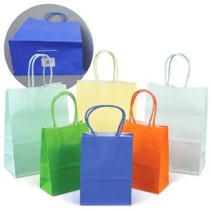 미니 컬러 쇼핑백 종이백 종이쇼핑백 선물 포장백