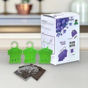 산도깨비 옷장용 탈취제 (라벤더 6개입 1세트) 냄새제거 방향제 의류 옷걸이용 장롱 옷방