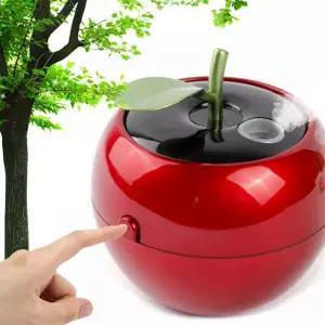 사과 USB 초음파 가습기USB USB무드램프 사무실 개인 인테리어 무드등 탁상용