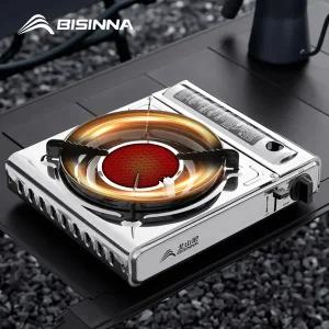 BISINNA 캠핑 적외선 버너 3500W 방풍 휴대용 카세트 스토브