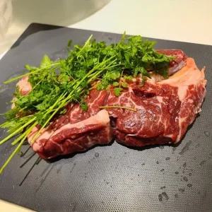 국내산 소고기 냉장 립아이 스테이크 등심 갈비살 600g