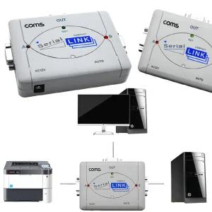 국산 정방향 시리얼 공유기 1개 연결기 Coms 9핀 LC506 모니터 컴퓨터 네트워크기