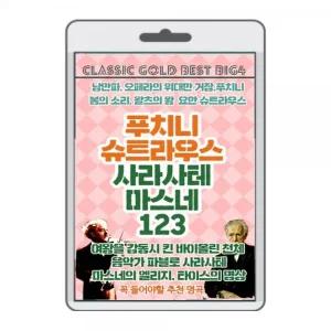 (USB) 푸치니 슈트라우스 사라사테 마스네 123곡 효도라디오 usb음악 u
