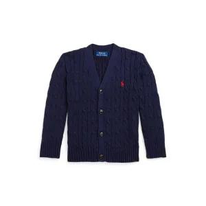 폴로 랄프 로렌 키즈 남아 2-7세 케이블 니트 면 V넥 카디건(CWPOSWEB6820574410) 779751