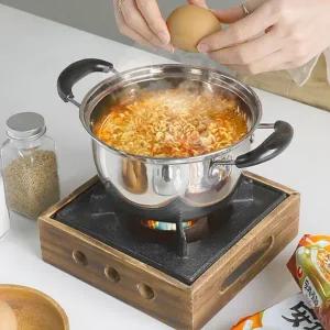 스텐레스 냄비 튼튼한 2종 세트 스테인리스 냄비 가정용 인덕션 스테인레스 20cm 18cm 22cm 24cm 16cm