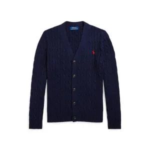 폴로 랄프 로렌 키즈 남아 8-18세 케이블 니트 코튼 V넥 카디건CWPOSWEY6820558410 811504