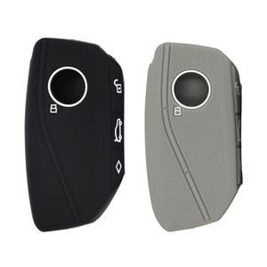 [미국배송] BMW IX X1 X5 50E X6 X드라이브40I X7 2025 2024 2023 7 시리즈 I7 XM 키 커버 케이스 실리콘 홀더 프로텍터(블랙+그레이)와 호환되는 KULCSOK 포브