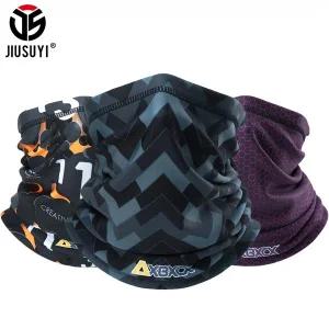 호환  겨울 반다나 열 양털 목 Gaiter 튜브 스카프 따뜻한 두건 얼굴 스노우 보드 반 얼굴 커버 머리띠 남