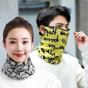 방한용 목도리 멀티 멀티프 넥워머 레터링 골프넥워머 스카프 2개입 방한넥워