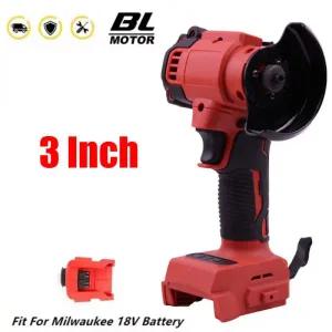 밀워키 18v 배터리 무선 앵글 그라인더 3인치 머신 미니 다이아몬드 커팅 그라인딩 컷