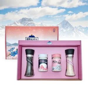 히말라야 핑크소금 양념병 그라인더 4종 선물세트 (WFFVCX9)
