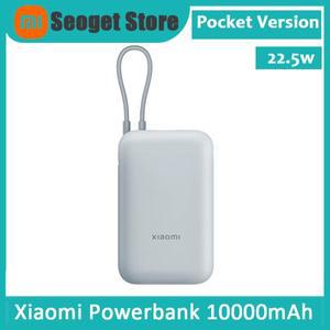 Xiaomi 보조베터리 10000mah 포켓 버전 PRO P15ZM 22.5W 내장 케이블 IPhone 16 Pro Max용 양방향 고속 충
