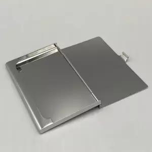 스텐 명함 케이스 슬림 남녀 카드 지갑 휴대용 메탈 홀더 교통카드