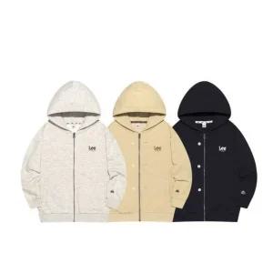 리 LEE 트위치 로고 레귤러핏 후드 집업 LK2403HZ01 450247