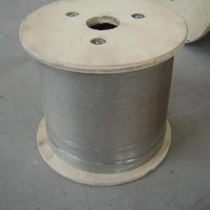 18 게이지 와이어 로프 스테인리스 스틸 304 케이블 7x7 가닥 코어 1770MPA (엘리베이터용)