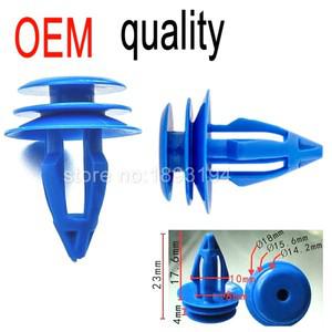 랜드로버 로버 이보크 플라스틱 클립 전면 및 후면 휠 아치 트림용 OEM LR027255 재규어용 10 50x 100