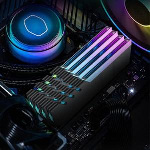 Jumpeak 컴퓨터 DDR4 5V ARGB 동기화 메모리 모듈 라디에이터 PC  Ram 쿨러 방열판 냉각 심 갑옷