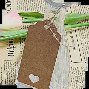 종이태그 라운 포장 무지 의류텍 옷가게라벨 제작 선물태그 택