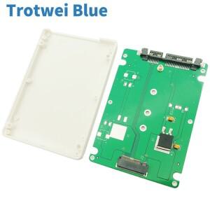 M.2-SATA 2.5인치 NGFF(SATA) SSD 변환기 어댑터 케이스 B+M 키 소켓 2 M2 SATA 카드(E431 E531 X240S Y410