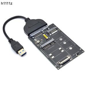 SSD 어댑터 M2 mSATA-USB M.2-USB mSATA SSD-USB3.0 변환기 USB 라이저 NGFF mSATA(노트북 노트북용)