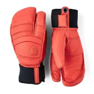 헤스트라 성인 방한 장갑 3핑거 스키 폴라인 레드 L