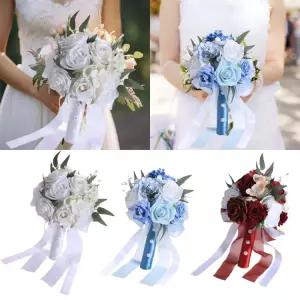 홈 꽃 신부 데이 웨딩 조화 부케 우아한 행사 기념일