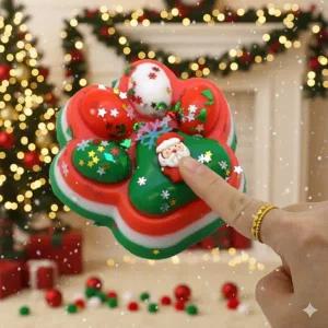 KS 자광 크리스마스 산타말랑이-소고양이 발바닥 1박스8개 루돌프 눈사람 말랑이 모찌인형 겨울 캐릭터