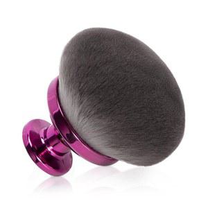 셀프 태너 레그 메이크업 브론저 태닝 어플리케이터용 블렌드 블러 엑스트라 라지 바디 브러시 드로스트링 벨벳 퍼플 함께 사용할 있는 90mm 와이드 라운드 가부키