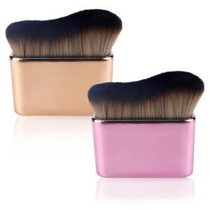 셀프 태너 브러시 바디 메이크업 리퀴드 파운데이션 태닝 어플리케이터 페이스 다리 로즈 핑크 샴페인 골드