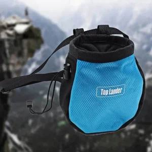 (옵션 2-초크백-블루)초크백 클라이밍 조임끈 수납 블루