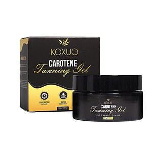 카로틴 태닝 실내 실외 젤을 위한 셀프 태너 자연스러운 브론즈 글로우 100g 53 floz